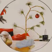 PEANUTS The Original Charlie Brown Christmas Tree w/Linus Blanket & Ornament 18"