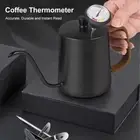 Clip-on Coffee Pot Thermometer Coffee Heat Measuring Tools Milk Frothing Jug