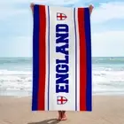 ENGLAND Euro's Beach Towel Retro Football Holiday towel Sunbed towel