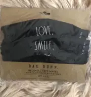 Rae Dunn 2 Pack Mask Set LOVE & SMILE . New and Sealed