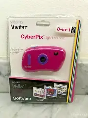 BRAND NEW SEALESD VIVITAR VSTYLE CYBERPIX 3-IN-1 DIGITAL CAMERA