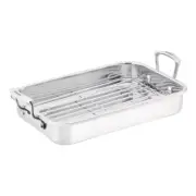 Roasting Pan with Rack 42x 26x 11cm SCANPAN Impact Cookware Roasting