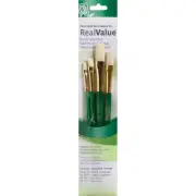 Princeton Natural Bristle Real Value Brush Set-4/Pkg