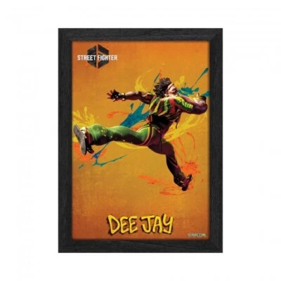 Street Fighter 6: Dee Jay Framed Lenticular Poster - 10" x