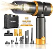 KJBAO Car Vacuum Portable Cordless,4 in 1 Handheld Car Vacuum Cleaner,15000PA High Power Suction Handheld Cordless Vacuum, 3H Type-C Charge,Up to 30 Mins Runtime,Hand held Vacuum for Car,Home,Pet Hair