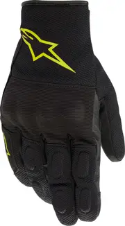 Alpinestars S-Max Drystar, gloves , color: Black/Neon-Yellow , size: M