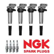 Ignition Coil & NGK Platinum Spark Plug for Mini Cooper BMW X3 X5 Z4 330i UF667 (for: Mini)