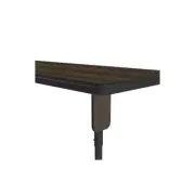 Adjustable Height 3/4" High Pressure Folding Seminar Table Montana Granite Brown