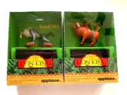 APPLAUSE DISNEY'S THE LION KING RAFIKI & PUMBAA AND TIMON FIGURES W/STAMPER FEET