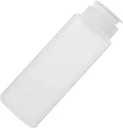 FELTECHELECTR Condiment Squeeze Bottle with Scale Leak Design Reusable Kitchen Oil Dispenser for Precise Control of Oil Soy Sauce Vinegar and More