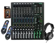 Mackie ProFX12v3 12-Channel Mixer Built- Effects USB Pro TH02 Headphone XLR