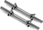 Yes4All Adjustable Dumbbell Handle Bar 1-inch, 1.15-inch Compatible with 40LBS, 50LBS & 60LBS Cast Iron Dumbbell (Pairs & Single)