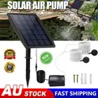 Pond Fish Tank Pump Solar Water Fountain Air Pump Oxygen Oxygenator Aerator New