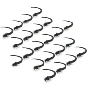 (Pack of 22) 9" Hay Accumulator Grapple Hook Kits with U-Bolts, Nuts, Washers