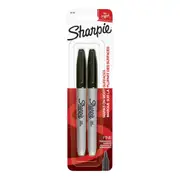 2 Pack Sharpie Fine Point Permanent Marker - Black