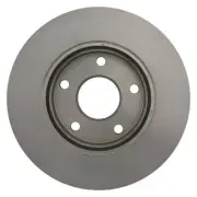 Front Brake Rotor For 1988-1989 Merkur Scorpio Vented Plain Smooth 5 Lug Holes