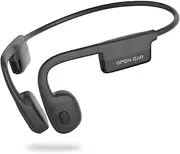 SANOTO Bone Conduction Headphones Bluetooth 5.3,Open Ear Headphones with Dual-Microphone Noise Reduction,8H Long Battery Life,IPX6 Waterproof Sports Headphones for Working, Cycling, Training (Black)