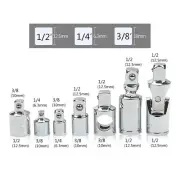 1/2" 1/4" 3/8" Ratchet Wrench Socket Adapter Steel Tools 60HRC Reducer Connector
