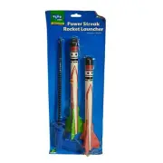 Play Zone Power Streak Air Rocket Launcher Toy Flying Rockets W/ Launcher Kids