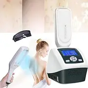 WhAeoy Phototherapy Lamp(311nm Narrow Band), UVB Desktop Skin Care Lamp, Double Lamp Irradiation Area: 104 C㎡, with Digital LCD Timer Control/Goggles, Suitable for Skin, Body, Scalp,A