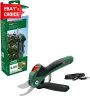 3.6V Cordless Secateurs Pruner Power Assist 450Cut Rechargeable Battery Included
