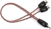 SI42YF 2-Channel 4000 Series RCA Y-Adapter Cable (2 Female to 1 Male)