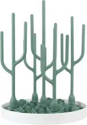 Boon Desert Countertop Drying Rack with Compact Design and Easy Cleaning