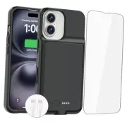 Battery Case for（6.7inch）,【2025 New】 15W Fast & Ultra-Slim iPhone 16 Plus
