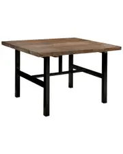 Alaterre Pomona Metal and Wood Dining Table