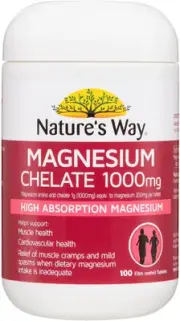 Nature'S Way Magnesium Chelate, 100 Tablets