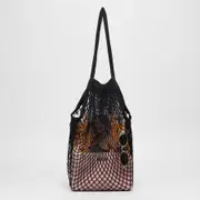 [Mooloola] Mooloola Women's Mesh Bag in Black One Size Black