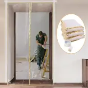 Dust Barrier - Magnetic Dust Barrier Door Kit for Dust Containment Self-Closi...