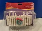 Holiday Time 2 inch in height picket Fence Decoration. NOS