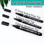 Mirror Effect Scratch-proof Permanent Art Liquid Chrome Pen Paint Marker