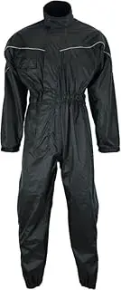 warrior gears One Piece Motorcycle Rain Suits for Men, Motorcycle Waterproof Oversuit, Windproof Motorbike Rain Suit for Men & Women, Adults All in One Waterproof Suit