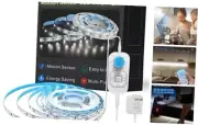 Motion Sensor Led Light Strip - Under Cabinet Lighting with Power Adapter, 6