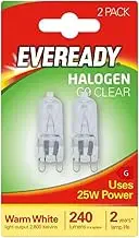 Eveready Halogen G9 Capsule Bulb - 25w - Twin Pack