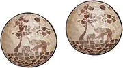 RORPOIR 2 Pcs Key Bowl Candy Container Coconut Bowl Snack Box for Fruit Storage for Home Decor