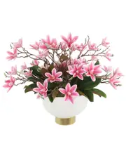 Creative Displays Butterfly Magnolias in Decorative Vase