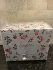 Cath Kidston King Linen Sprig Flannel Sheet Set - Multicolored New