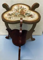 Vintage Tole Pattern Packet: Jacobean Floral Table by Betty Caithness