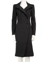 Black Midi Blazer Dress