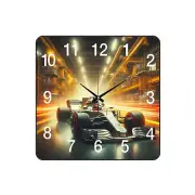 Fantasy Concept Indy Car 2035 Art Wall Clock a Hanging Time Piece