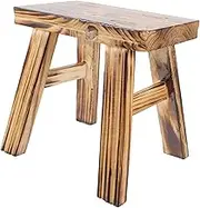 Wooden Stool for Boys and Girls Step Stool Smooth Edges Suitable for Bathroom Easy to and Girls Furniture