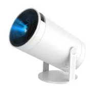 1080P FHD Projector with Wi-Fi 6 and Bluetooth, Android 11, 8000 Lumens, White