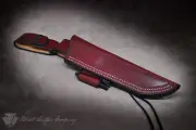 Tops Knives Custom Leather Bushcraft Sheath - The Ranger