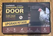 Chicken Coop Door Automatic Waterproof With Light Sensor Poultry Gate Hen