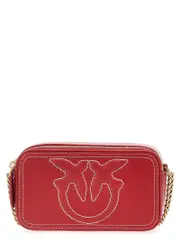 [Pinko] Pinko-Carrie Camera Case Borse A Tracolla Rosso-Donna OS Red
