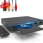 HDMI DVD Player for TV Multi Region USB RCA Mic Jack PAL NTSC with Remote Cable