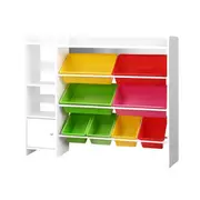 [Artiss] Keezi Kids Toy Box 8 Bins Bookshelf Storage Rack O